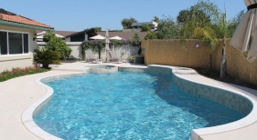 Freeform-Pool-and-Spa-with-Raised-Wall